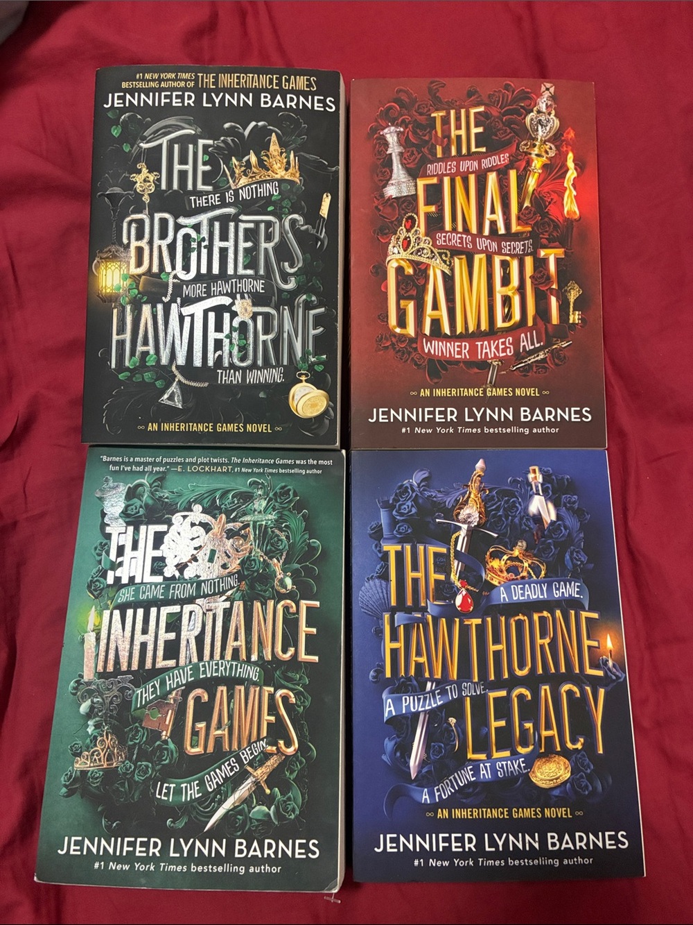 Inheritance Games Four-Book Set by Jennifer Lynn Barnes